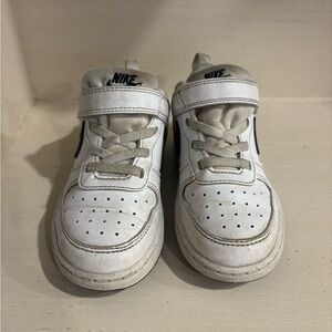 Nike Kids White and Black Sneakers